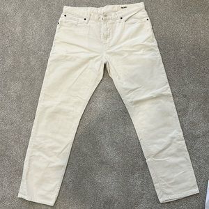 Men’s Todd Snyder, Cream Corduroy, Slim Fit, 34x30